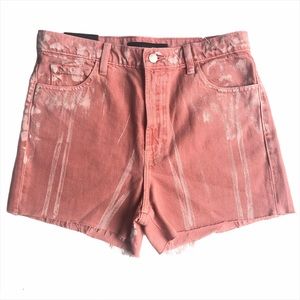 J Brand High Rise Shorts Raw Hem Size 29